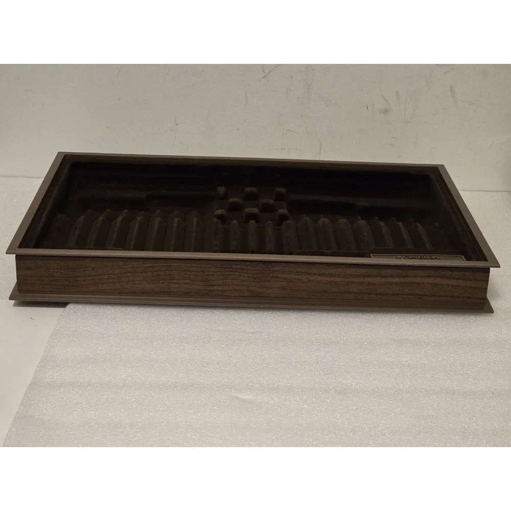 Oneida Prestige Tray #887 Brown 20 Pc Service For 4 Flatware Forks‎ Spoons